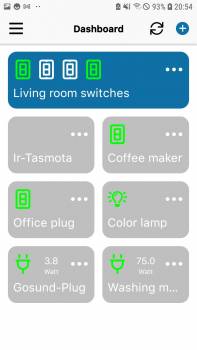 Android Screenshot für Tasmota